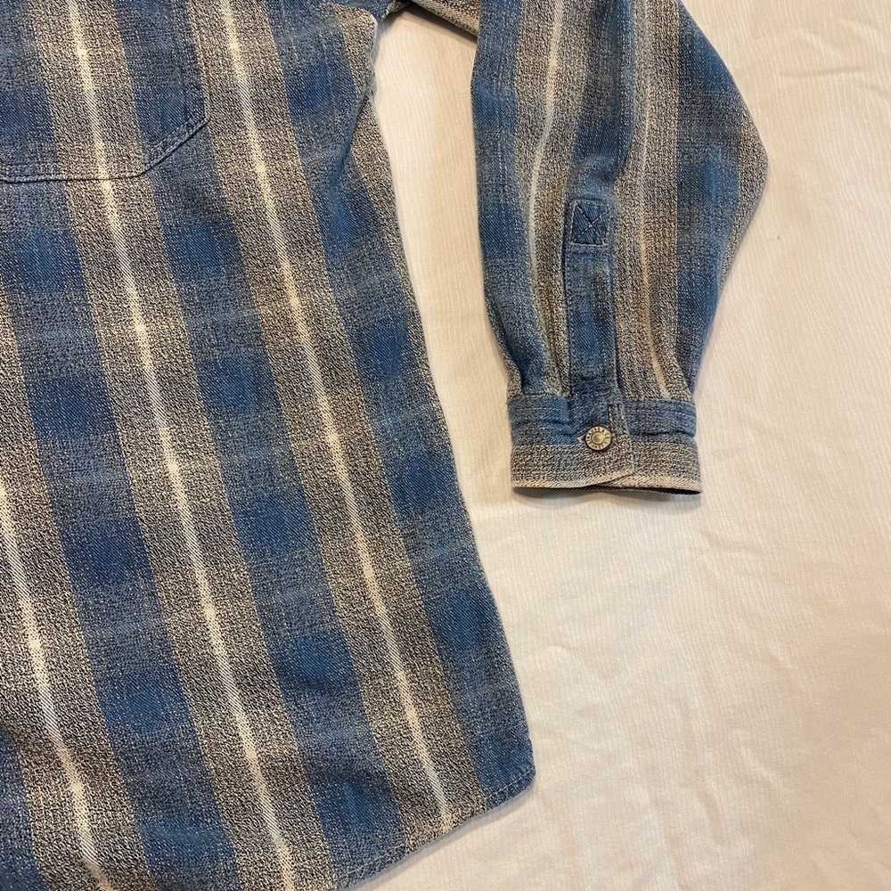 Levi’s Vintage Denim Plaid Shirt - Picture 7 of 16